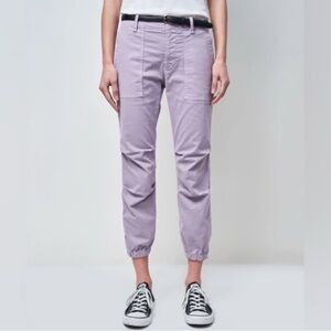 Nili Lotan Lilac Cropped Ankle Pants